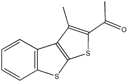 1-(3-methylthieno[2,3-b][1]benzothien-2-yl)ethanone Struktur