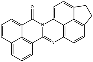 1,2-dihydro-12H-benzo[4,5]isoquino[2,1-a]cyclopenta[gh]perimidin-12-one Struktur