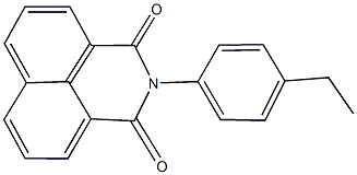 2-(4-ethylphenyl)-1H-benzo[de]isoquinoline-1,3(2H)-dione Struktur