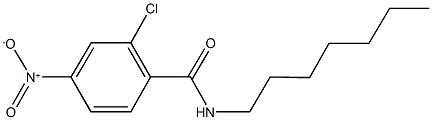 2-chloro-N-heptyl-4-nitrobenzamide Struktur