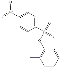 2-methylphenyl 4-nitrobenzenesulfonate Struktur