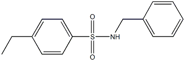 N-benzyl-4-ethylbenzenesulfonamide Struktur