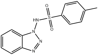 N-(1H-1,2,3-benzotriazol-1-yl)-4-methylbenzenesulfonamide Struktur