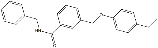 N-benzyl-3-[(4-ethylphenoxy)methyl]benzamide Struktur