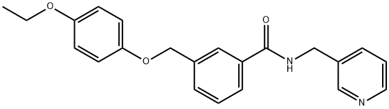 3-[(4-ethoxyphenoxy)methyl]-N-(pyridin-3-ylmethyl)benzamide Struktur