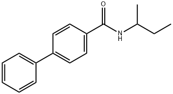 N-(sec-butyl)[1,1'-biphenyl]-4-carboxamide Struktur