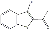 1-(3-chloro-1-benzothien-2-yl)ethanone Struktur