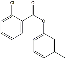 3-methylphenyl 2-chlorobenzoate Struktur