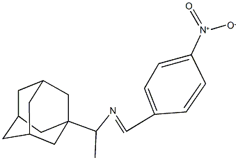 1-(1-adamantyl)-N-(4-nitrobenzylidene)ethanamine Struktur