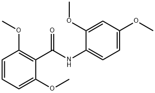 N-(2,4-dimethoxyphenyl)-2,6-dimethoxybenzamide Struktur