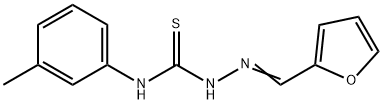 2-furaldehyde N-(3-methylphenyl)thiosemicarbazone Struktur