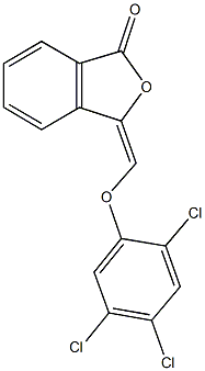 3-[(2,4,5-trichlorophenoxy)methylene]-2-benzofuran-1(3H)-one Struktur