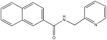 N-(2-pyridinylmethyl)-2-naphthamide Struktur