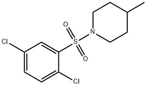 1-[(2,5-dichlorophenyl)sulfonyl]-4-methylpiperidine Struktur