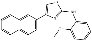 N-(2-methoxyphenyl)-N-[4-(2-naphthyl)-1,3-thiazol-2-yl]amine Struktur