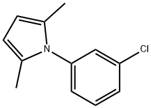 1-(3-chlorophenyl)-2,5-dimethyl-1H-pyrrole Struktur