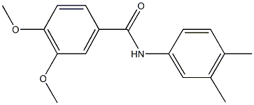 N-(3,4-dimethylphenyl)-3,4-dimethoxybenzamide Struktur