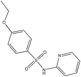 4-ethoxy-N-(2-pyridinyl)benzenesulfonamide Struktur