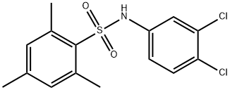 N-(3,4-dichlorophenyl)-2,4,6-trimethylbenzenesulfonamide Struktur