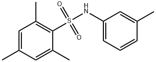 2,4,6-trimethyl-N-(3-methylphenyl)benzenesulfonamide Struktur