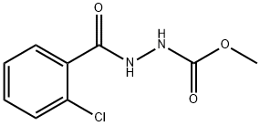 methyl 2-(2-chlorobenzoyl)hydrazinecarboxylate Struktur