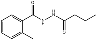 N'-butyryl-2-methylbenzohydrazide Struktur