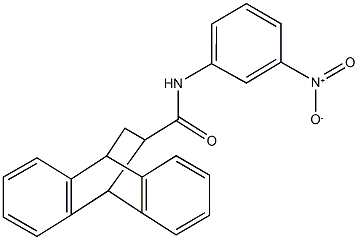 N-{3-[hydroxy(oxido)amino]phenyl}tetracyclo[6.6.2.0~2,7~.0~9,14~]hexadeca-2,4,6,9,11,13-hexaene-15-carboxamide Struktur