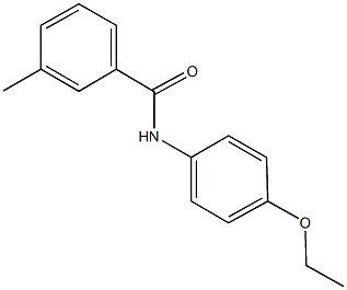 N-(4-ethoxyphenyl)-3-methylbenzamide Struktur