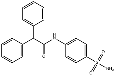 N-[4-(aminosulfonyl)phenyl]-2,2-diphenylacetamide Struktur