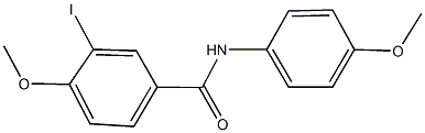 3-iodo-4-methoxy-N-(4-methoxyphenyl)benzamide Struktur