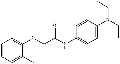 N-[4-(diethylamino)phenyl]-2-(2-methylphenoxy)acetamide Struktur