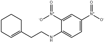 N-[2-(1-cyclohexen-1-yl)ethyl]-2,4-dinitroaniline Struktur