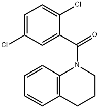 1-(2,5-dichlorobenzoyl)-1,2,3,4-tetrahydroquinoline Struktur