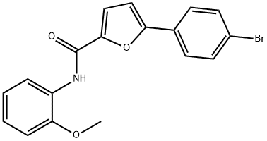 5-(4-bromophenyl)-N-(2-methoxyphenyl)-2-furamide Struktur