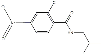 2-chloro-4-nitro-N-isobutylbenzamide Struktur