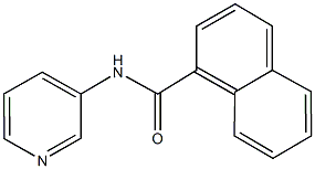 N-(3-pyridinyl)-1-naphthamide Struktur