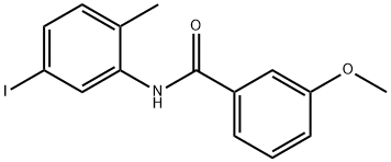 N-(5-iodo-2-methylphenyl)-3-methoxybenzamide Struktur