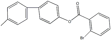 4'-methyl[1,1'-biphenyl]-4-yl 2-bromobenzoate Struktur