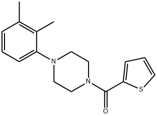 1-(2,3-dimethylphenyl)-4-(2-thienylcarbonyl)piperazine Struktur