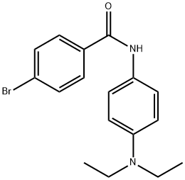 4-bromo-N-[4-(diethylamino)phenyl]benzamide Struktur