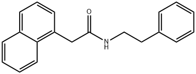 2-(1-naphthyl)-N-(2-phenylethyl)acetamide Struktur