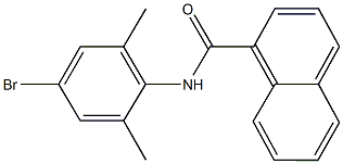 N-(4-bromo-2,6-dimethylphenyl)-1-naphthamide Struktur