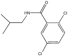 2,5-dichloro-N-isobutylbenzamide Struktur