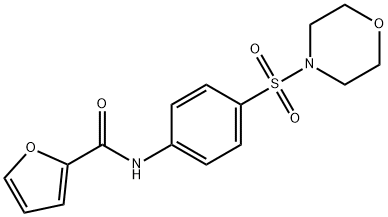 N-[4-(4-morpholinylsulfonyl)phenyl]-2-furamide Struktur