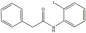 N-(2-iodophenyl)-2-phenylacetamide Struktur