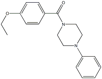 1-(4-ethoxybenzoyl)-4-phenylpiperazine Struktur