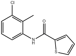 N-(3-chloro-2-methylphenyl)-2-thiophenecarboxamide Struktur