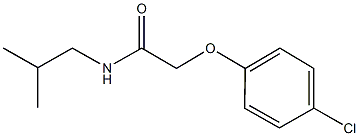 2-(4-chlorophenoxy)-N-isobutylacetamide Struktur