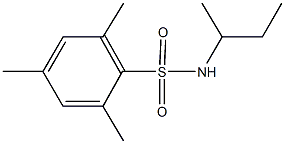 N-(sec-butyl)-2,4,6-trimethylbenzenesulfonamide Struktur