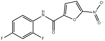 N-(2,4-difluorophenyl)-5-nitrofuran-2-carboxamide Struktur